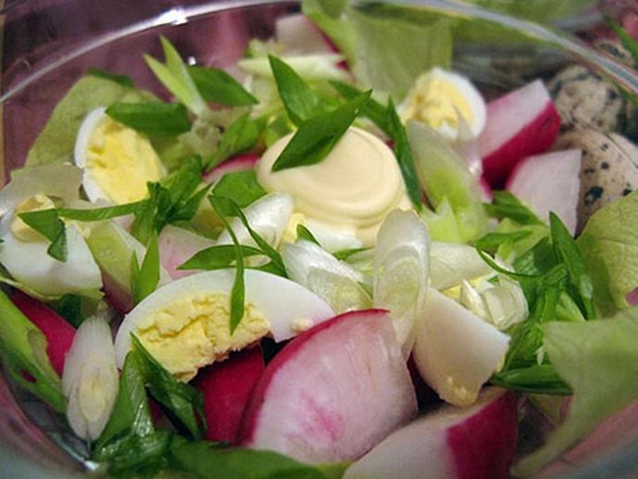 Салат с овощами и яйцом. Салат с редисом и огурцом и яйцом. Салат с редисом и яйцом. Салат весенний. Весенний салат из редиса.
