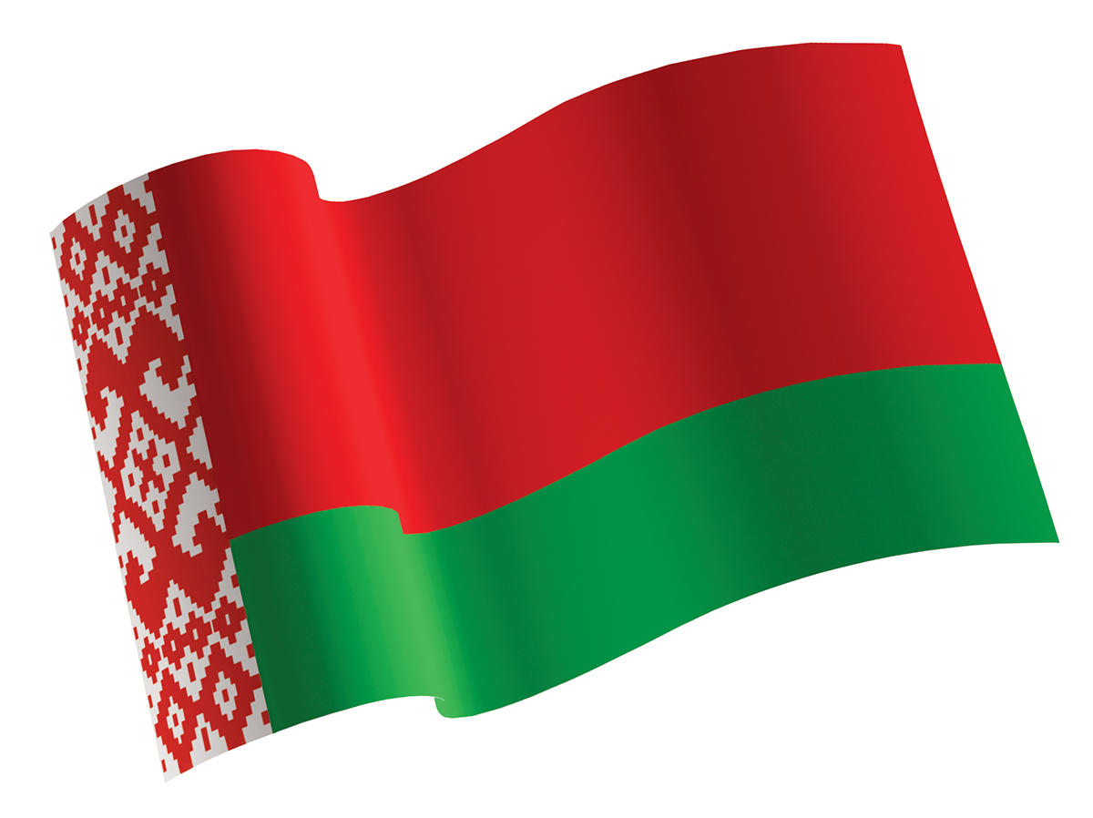 Флаг Белоруссии Нарисовать