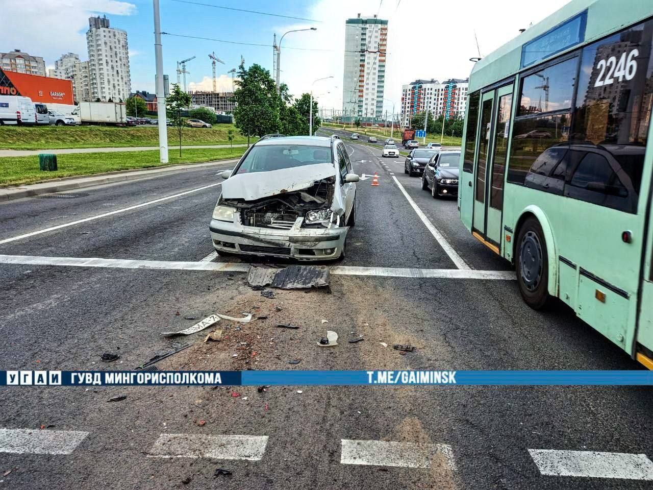 ДТП В Минске возле Гиппо