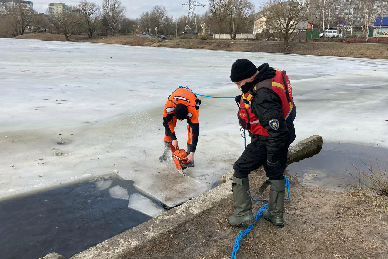 В Гомеле перекрыли водопропускную трубу для защиты от паводка