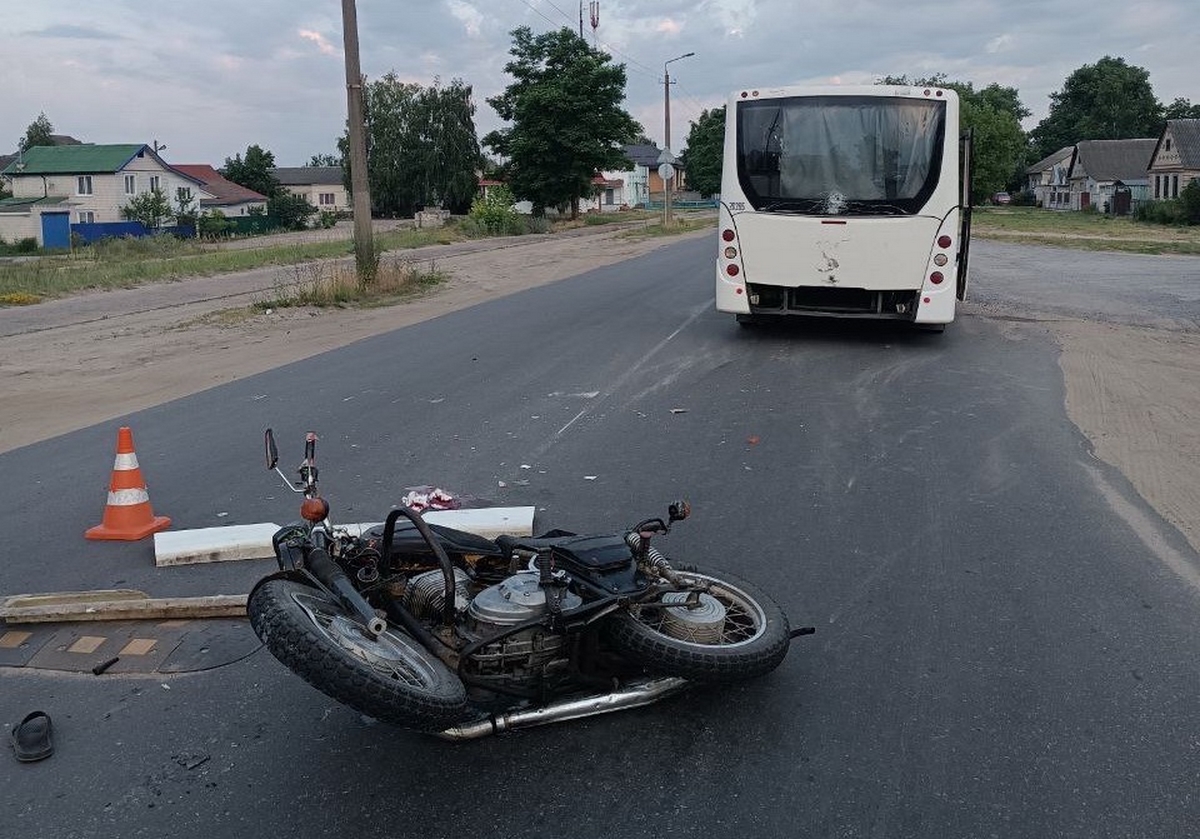 В Гомеле разбился мотоциклист