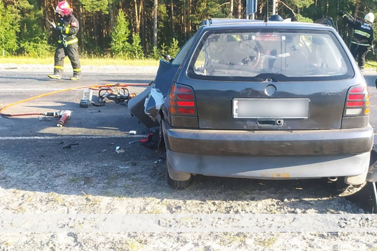 В ДТП в Мозырском районе пострадали два человека