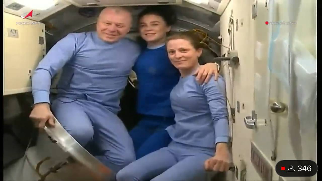 Belarusian cosmonaut Marina Vasilevskaya returning to Earth from ISS ...