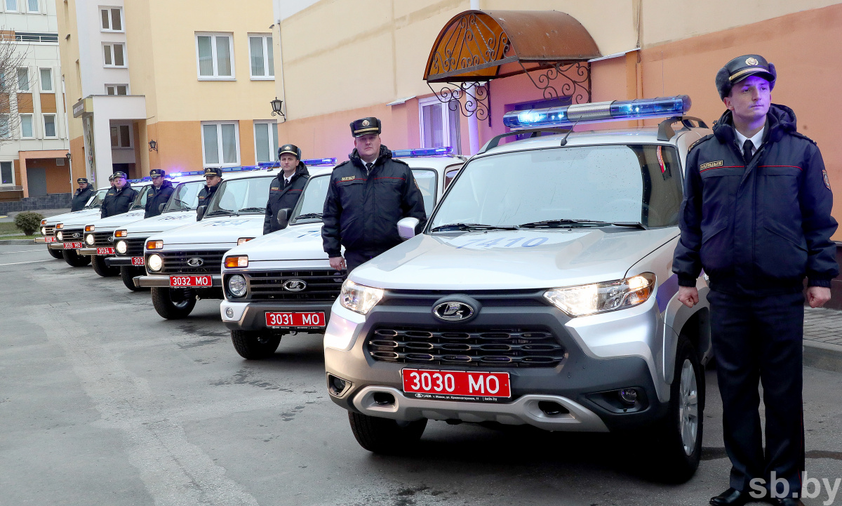 19 новых служебных автомобилей вручили сегодня участковым Минской области