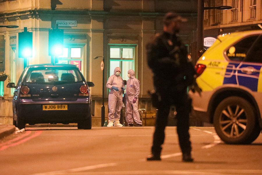 Нападение в свободе. Исламский патруль в Лондоне.