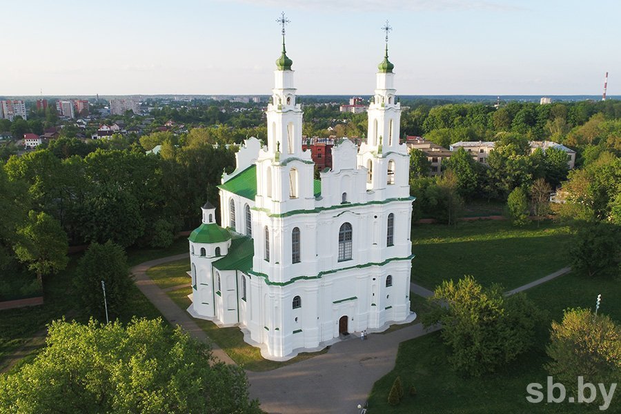 Храм Святой Софии в Полоцке зимой