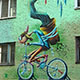 В Могилеве граффитисты легально расписывают жилые дома, лестницы и трансформаторные будки
