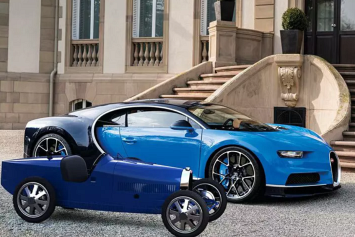 Bugatti сделала детскую машинку, которая стоит 30 тыс. евро и разгоняется до 50 км/ч 