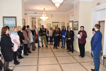 Выставка «История и время» открылась в кричевском дворце Потемкина