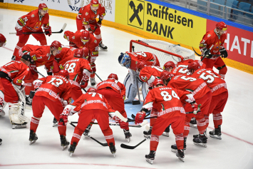 Сборная Беларуси проиграла в последнем матче на чемпионате мира по хоккею