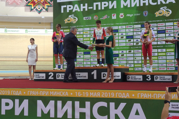 Третий день международных соревнований по трековому велоспорту завершился тремя наградами белорусов