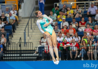Белорусская батутистка Анна Гончарова прошла в финал в индивидуальных прыжках на II Европейских играх
