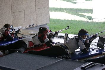 Пулевая стрельба. Мартынова и Щербацевич прошли квалификацию в стрельбе из малокалиберной винтовки из положения лежа с 50 метров