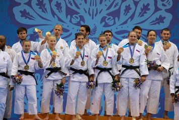 Российские дзюдоисты выиграли турнир смешанных команд на II Европейских играх