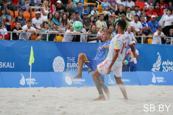 Пляжники из Украины на II Европейских играх вырвали победу у испанцев со счетом 6:4