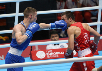 Белорусский боксер Владислав Смягликов прошел в полуфинал II Европейских игр