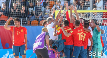 Сборные Испании и Португалии встретятся в финальном турнире по пляжному футболу на II Европейских играх