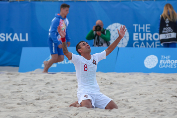 Сборная Португалии выиграла золото Европейских игр в пляжном футболе