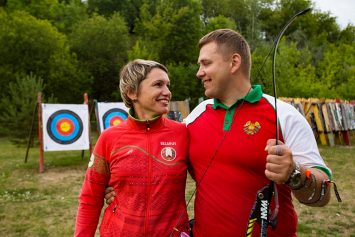 Лучники Анна и Николай Марусовы поделились впечатлениями от II Европейских игр