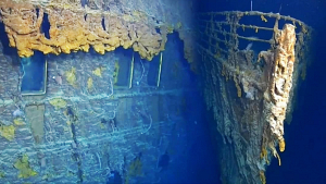 Появилось новое видео затонувшего «Титаника»