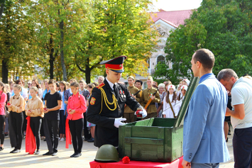 В Полоцке собрали 109 капсул с землей из воинских захоронений времен Великой Отечественной