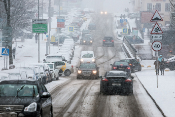 В ГАИ напомнили о правилах поведения на дороге в зимний период