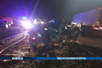 Пассажирка Nissan погибла в аварии на трассе М1 возле Минска