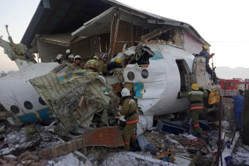 Потерпевший крушение под Алматы самолет пропал с радаров через минуту после взлета