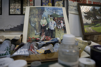 «Мы – дети войны»: как живет студия военных художников при Министерстве обороны 