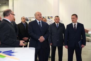 «Молодцы, сделали хорошее предприятие». Лукашенко посетил ОАО «Белгипс»