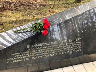 Представители МИД Беларуси и посол Австрии возложили цветы к памятнику австрийским жертвам нацизма в Тростенце