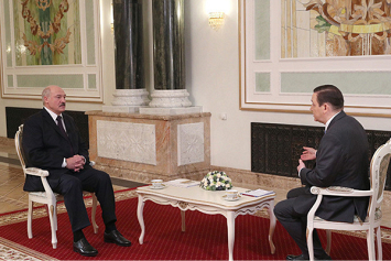 Александр Лукашенко дал интервью Межгосударственной телерадиокомпании «Мир»