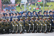 Звезды белорусской армии на Красной площади