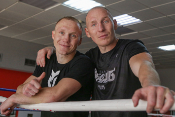 Боксеры Михаил и Евгений Долголевцы бьют аккуратно, но сильно