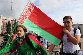 В Щучине прошел патриотический велопробег «Я вырос здесь, и край мне этот дорог!»