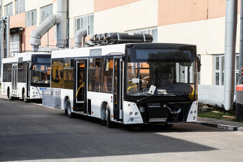 На Минском автомобильном заводе тестируют новый образец городского автобуса с отечественным двигателем