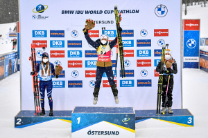 Экхофф победила в спринте на заключительном этапе Кубка мира по биатлону, лучшая из белорусок стала 11-й