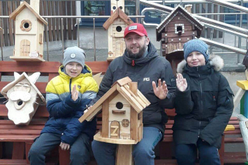  В птичьих домиках, подаренных жителями Могилева новому парку в Подниколье, селятся скворцы, сойки и зяблики