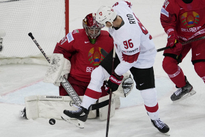 Сборная Беларуси потерпела поражение от швейцарцев на ЧМ по хоккею
