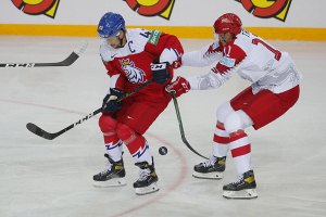 Чехи победили датчан в матче группового этапа ЧМ по хоккею