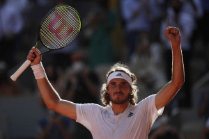 Циципас стал первым финалистом Roland Garros в мужском одиночном разряде