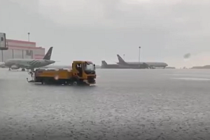 Улицы Москвы и аэропорт Шереметьево затопило из-за дождя