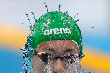 Фотофакт: соревнования по плаванию на Олимпиаде в Токио