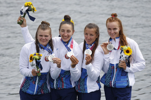 Белоруски завоевали олимпийское серебро в соревнованиях байдарок-четверок на дистанции 500 метров