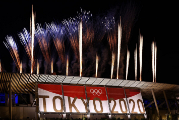 Фотофакт. Церемония закрытия XXXII Олимпийских игр в Токио