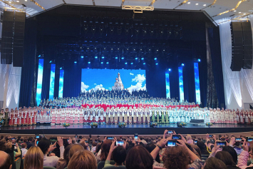 В гала-концерте третьего «Хорового веча» прозвучали три посвящения великим людям Беларуси