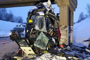 В Рязанской области РФ произошло ДТП с автобусом: пятеро погибших, десятки пострадавших