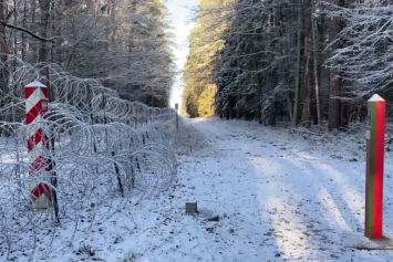  Польские пограничники выбросили к границе беженца со сломанной ногой и обморожением