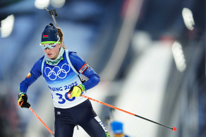 Биатлонистка Динара Алимбекова стала пятой в индивидуальной гонке на Олимпийских играх