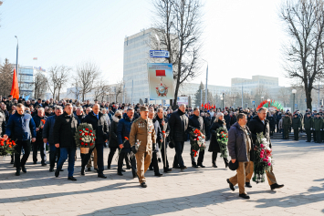Фотофакт. Митинг в Гродно в честь 33-летия вывода советских войск из Афганистана